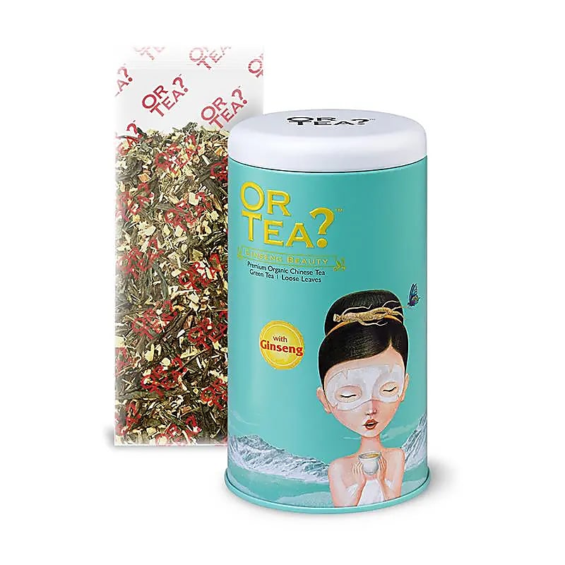 Or Tea? Ginseng Beauty Organic Herbal Green Tea loose